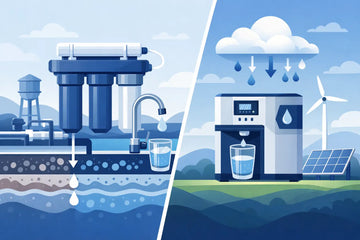 Water Filtration vs Water Generation Compared