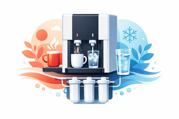 Hot and Cold Water Dispenser With Filtration