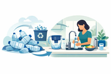 How to Reduce Bottled Water Waste at Home
