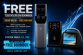 Free Touchscreen Boombox promo with Aqua Vitale A20L purchase, $3,790 system price
