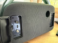 Side view of the free touchscreen boombox gift showing HDMI input and antenna connector ports
