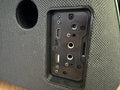 Rear port panel of the free touchscreen boombox gift showing HDMI, USB, SD card, and audio jack connections