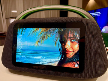 Free touchscreen boombox speaker included as bonus gift with A20L purchase